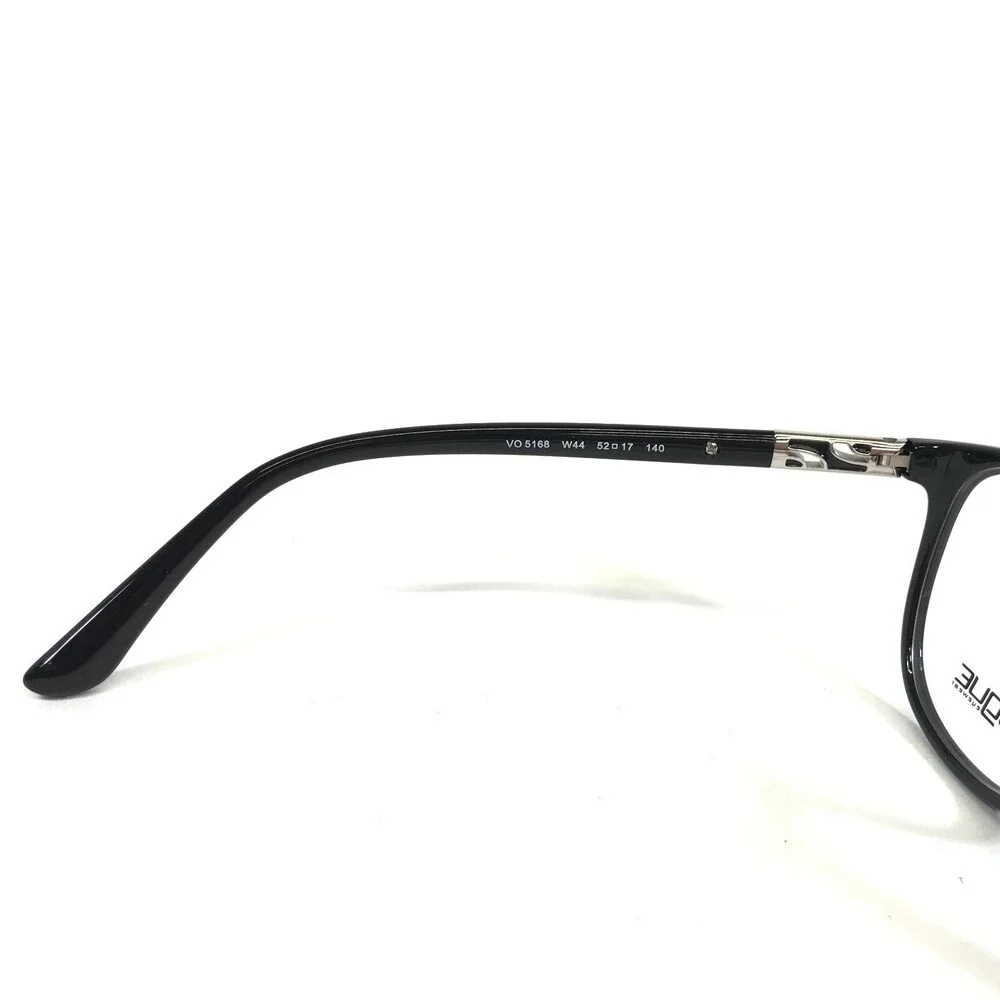 Vogue Eyeglasses Frames VO5168 W44 Black Silver Square Full Rim 52-17-140